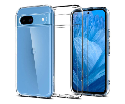 Etui do telefonów SPIGEN Ultra Hybrid do Google Pixel 8a 5G Crystal Clear